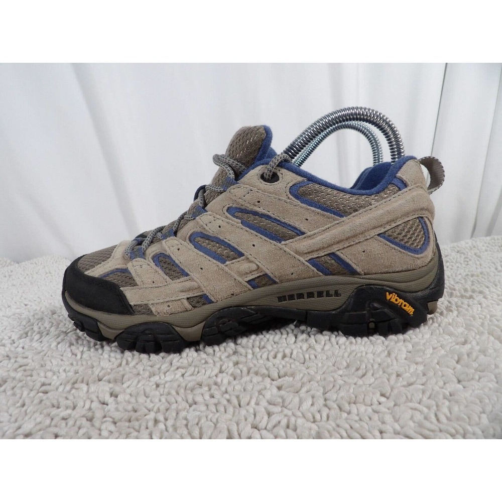 Merrell Women's Hiking Shoes - Tan and Blue size 7